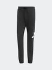adidas Black Essentials Big Logo French Terry Joggers - Image 1 of 1