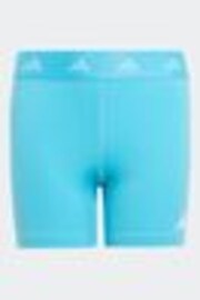 adidas Blue Techfit Training Shorts - Image 1 of 1