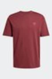 adidas Originals Red Trefoil Essentials 100% Cotton T-Shirt - Image 1 of 1