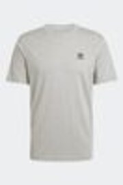 adidas Originals Grey Trefoil Essentials 100% Cotton T-Shirt - Image 1 of 1