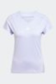 adidas Purple Essential Minimal T-Shirt - Image 1 of 1