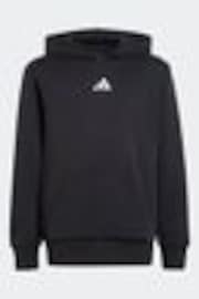 adidas Black Small Logo Fleece Hoodie - Image 1 of 1