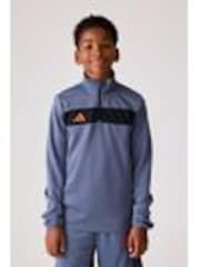 Gris Cromado - adidas Tiro Essentials Quarter Zip Training Sweat Top - Imagen 1 de 1