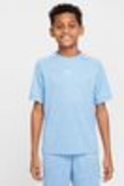 Nike Beyond Blue Multi Dri-FIT Short Sleeve T-Shirt - Image 1 of 1