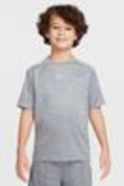 Nike Smoke Grey Multi Dri-FIT Short Sleeve T-Shirt - Image 1 of 1