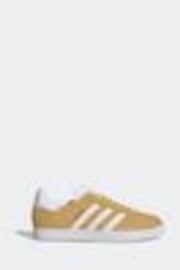 adidas Originals Pale Yellow Gazelle Trainers - Image 1 of 1