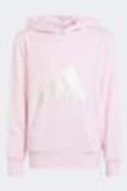 adidas Pink Essentials Glam Cotton Hoodie - Image 1 of 1