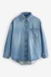 Blue Relaxed Denim Shirt - Image 1 of 1