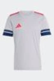 adidas Grey Squadra 25 Jersey T-Shirt - Image 1 of 1