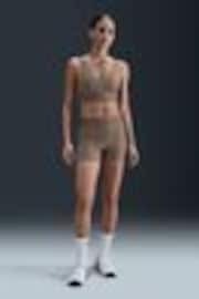 Nike Brown Pro Sculpt High Waisted 3 Cycling Shorts - Image 1 of 1