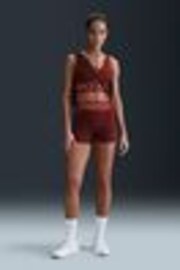 Rojo - Nike Pro Sculpt Alto Waisted 3 Cycling Shorts - Imagen 1 de 1
