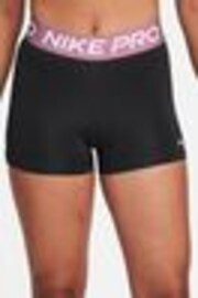 Nike Black Pink Pro 3" Shorts - Image 1 of 1