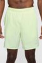 Nike Lime Green 7 Inch Challenger Dri-FIT 7 inch Briefs Lined Running Shorts - Image 1 of 1