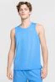 Nike University Blue Dri-FIT Miler Running Vest Top - Image 1 of 1
