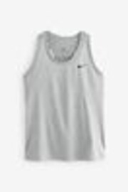 Nike Black Apricot Orange Dri-FIT Racerback Tank Vest Top - Image 1 of 1