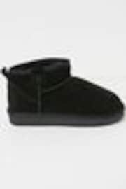 FatFace Maeve Black Mini Boot Slippers - Image 1 of 1