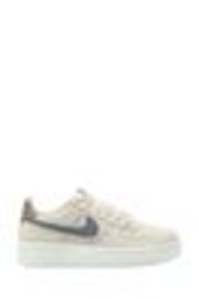 Nike Off White Grey Air Force 1 Youth Trainers - Image 1 of 1