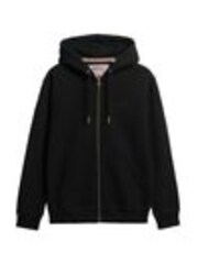 Superdry Black Essential Logo Slim Fit Zip Hoodie - Image 1 of 1