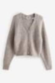 Mole Gem Button Chunky Knitted Cardigan with Wool - Image 1 of 1