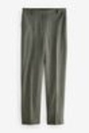 Green Elastic Back Straight Leg Modal Trousers - Image 1 of 1