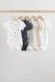 Schwarz/Weiß - Kurzarm-Bodys für Babys im 5er-Pack - Image 1 of 1