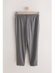 Topo - Pantalones elegantes con diseño texturizado de alto contenido en lana y cintura elástica - Imagen 1 de 1