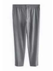 Grau - Elasticated Waist Wool Rich Textured Formal Trousers - Image 1 of 1