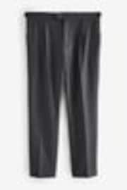 Anthrazitgrau - Wool Rich Smart Textured Trousers With Side Adjusters - Bild 1 von 1