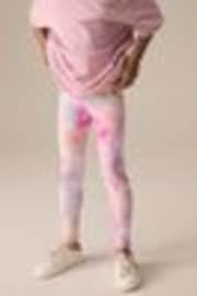 Pink Rainbow Swirl Printed Leggings (3-16yrs) - Image 1 of 1