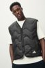 adidas Black Nuganic Light Insulation Gilet - Image 1 of 1