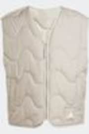 adidas Brown Nuganic Light Insulation Gilet - Image 1 of 1