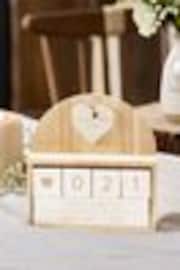 Cream Country Wedding Countdown Calendar - Image 1 of 1