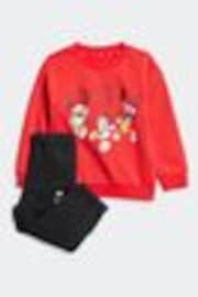adidas Red Infant Disney Mickey Mouse Tracksuit - Image 1 of 1