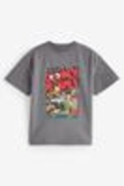 Grey Oversized Looney Tunes Graphic 100% Cotton T-Shirt (3-16yrs) - Image 1 of 1