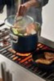 Joseph Joseph Midnight Blue Space Folding Handle Ceramic Nonstick 25cm Stock Pot and Lid - Image 1 of 1