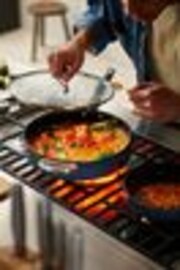 Joseph Joseph Midnight Blue Space Folding Handle Ceramic Nonstick 28cm Saute Pan and Lid - Image 1 of 1