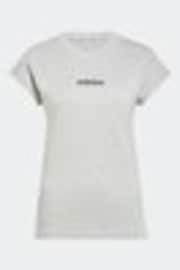adidas Grey Light Essentials Single Jersey T-Shirt - Image 1 of 1