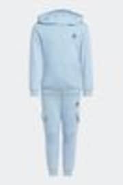 adidas Originals Blue Hoodie and Joggers Set - Image 1 of 1