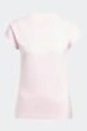adidas Pink Essentials Single Jersey T-Shirt - Image 1 of 1