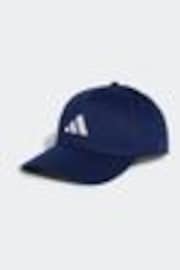 adidas Blue 100% Cotton Baseball Cap - Image 1 of 1