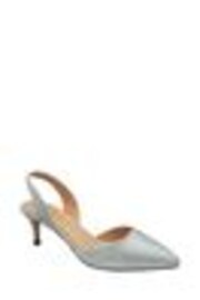 Ravel Silver Diamante Sling Back Shoes - Image 1 of 1