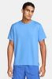 Nike University Blue Dri-FIT Miler Running T-Shirt - Image 1 of 1
