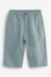 Blue Wide Leg 100% Cotton Chino Trousers with Elasticated Waist (3mths-7yrs) - Image 1 of 1