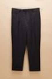 Joules Navy Slim Fit Linen Stripe Suit Trousers - Image 1 of 1