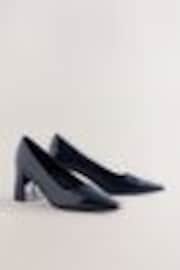Navy Standard/Wide Fit Forever Comfort® Standard/Wide Fit Chisel Toe Block Courts - Image 1 of 1