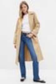 Gap Cream Icon Notch Collar Trench Coat - Image 1 of 1
