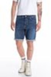Replay Dark Blue Slim RBJ Shorts - Image 1 of 1