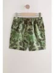 Khaki Camo Printed Swim Shorts (3-16yrs) - Image 1 of 1