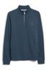 Farah Blue Jim Quarter-Zip Sweatshirt - Image 1 of 1