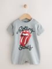 Grey The Rolling Stones Baby Romper (0mths-3yrs) - Image 1 of 1